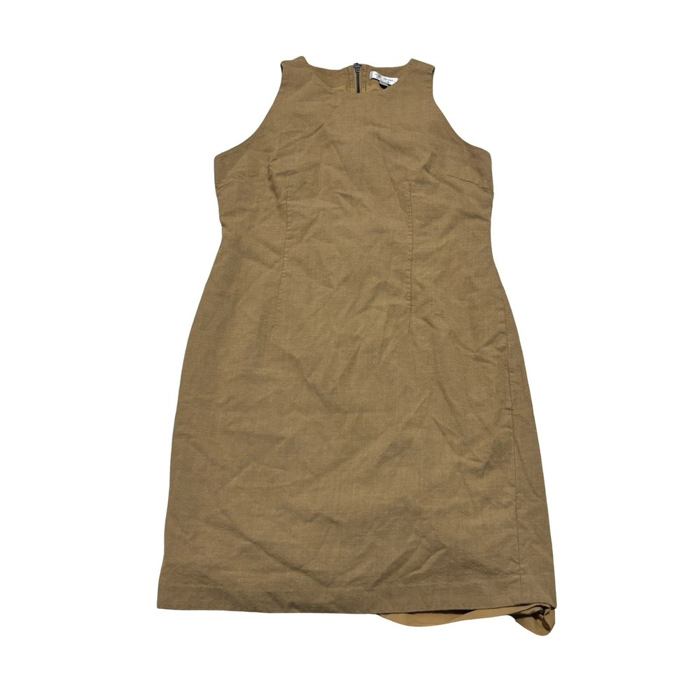Nordstrom Women's Sleeveless Virgin Wool Blend Lined Mini Dress Size 16 - 19x37